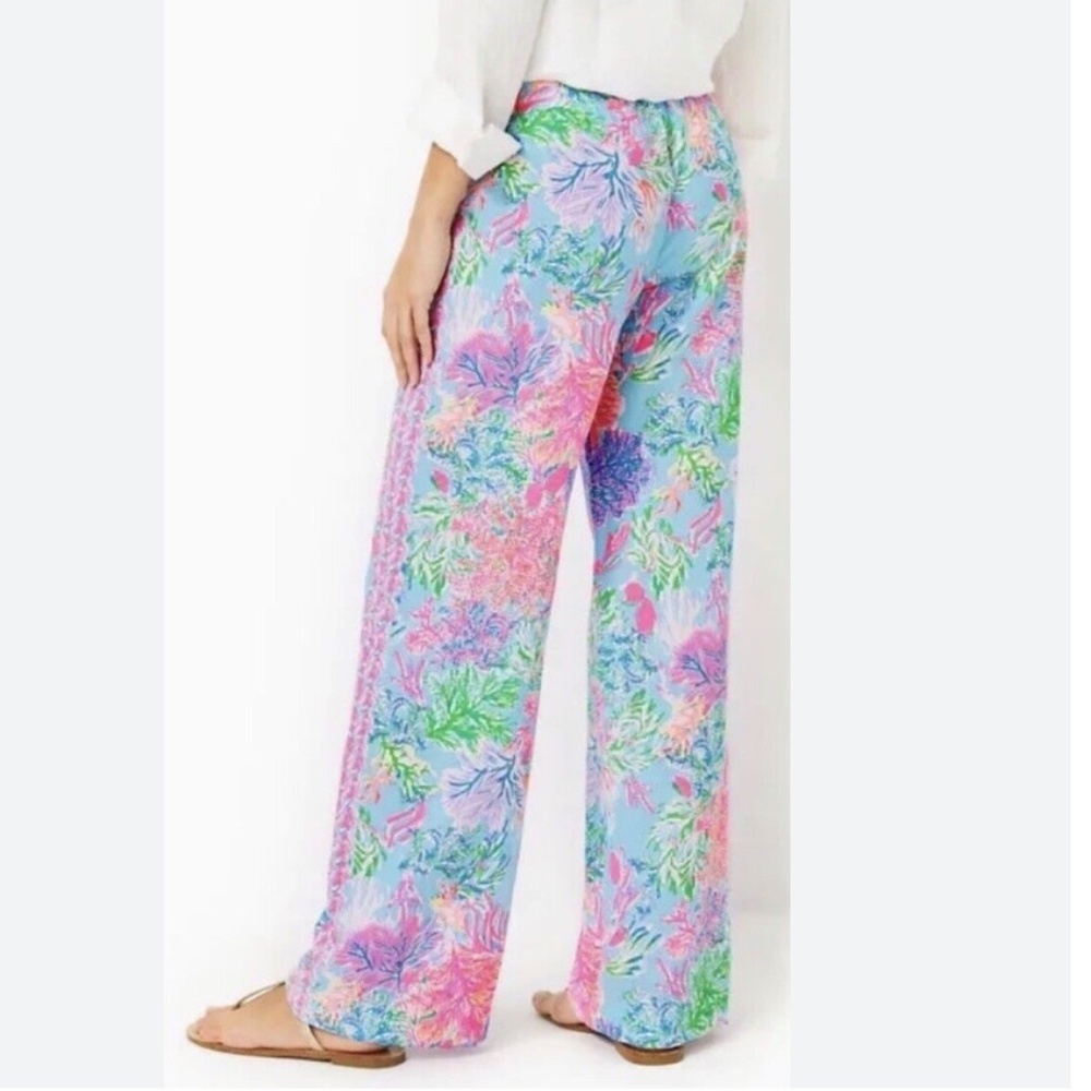 Lilly Pulitzer Colorful Wide Leg Pants - Picture 15 of 16